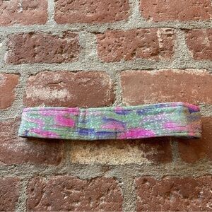 Vintage hot pink, purple, orange and army green belt